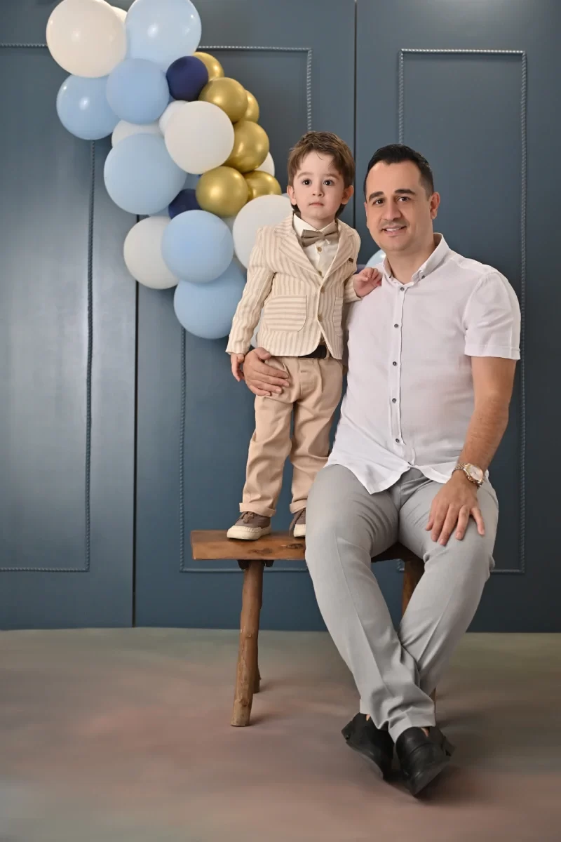 عکس دو نفره پدر و پسر